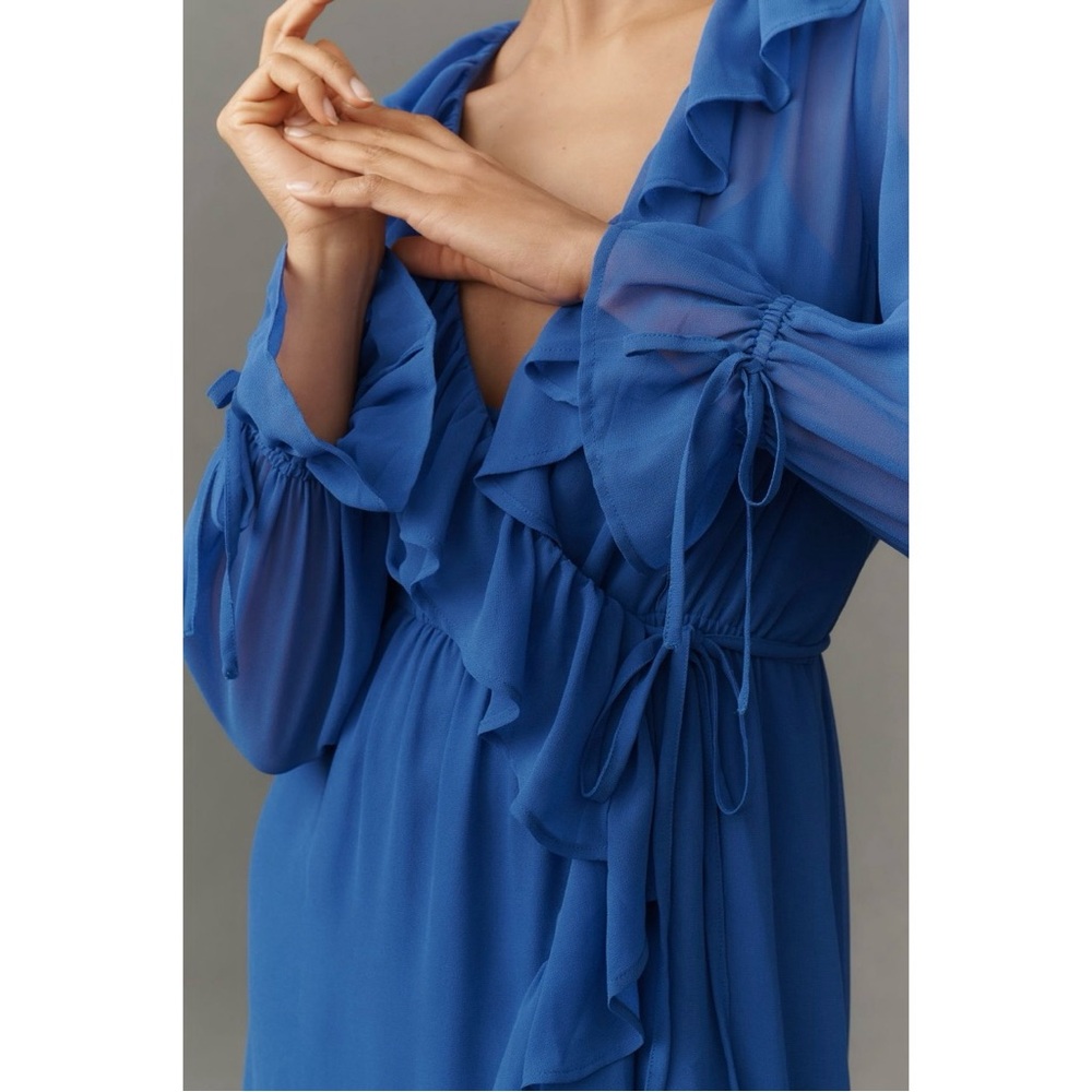 ANTHROPOLOGIE Ruffle Midi Dress - Picture 2 of 4
